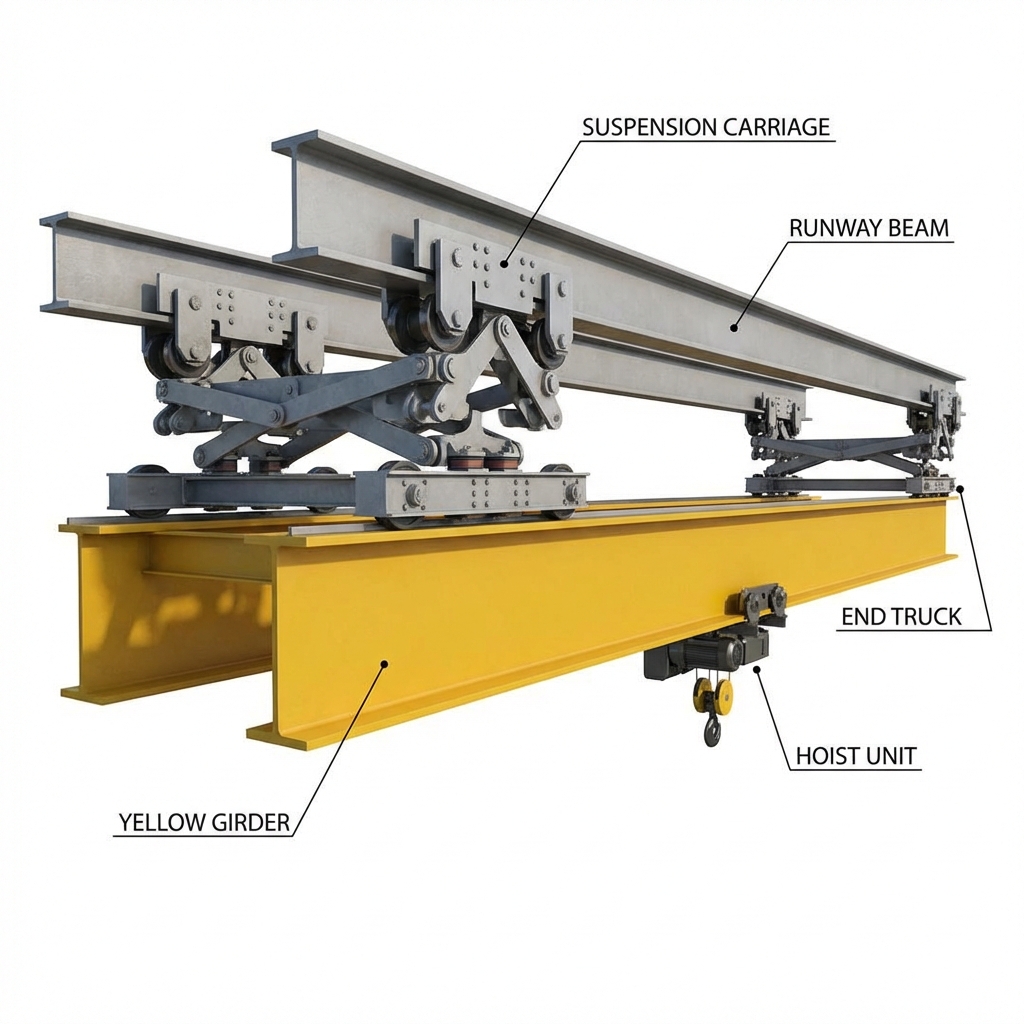 Underslung Crane Side View